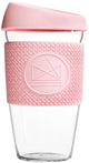 Cactus fluo - tasse en verre flamant rose 450ml