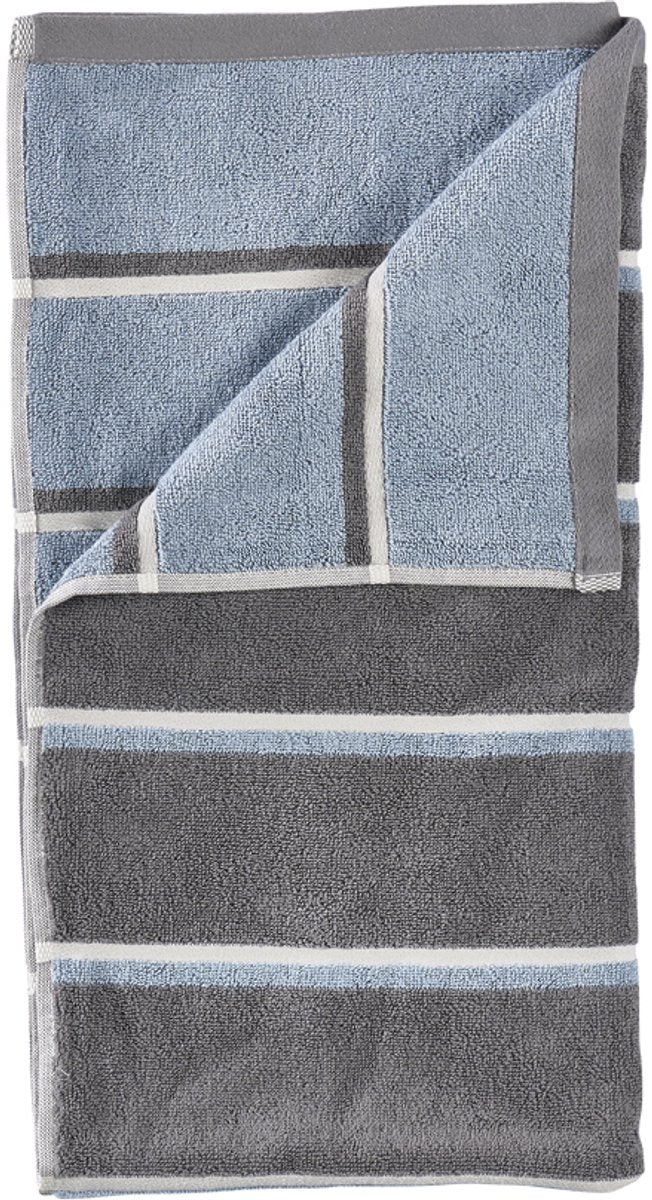 Zone Denmark serviette de bain sauna 140 x 70 cm gris bleu brouillard gris doux
