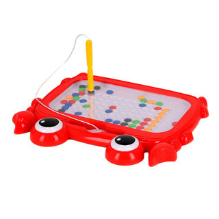 Jipy découvre le tableau d'apprentissage magnétique multicolore