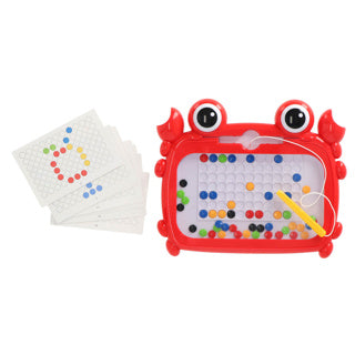 Jipy découvre le tableau d'apprentissage magnétique multicolore
