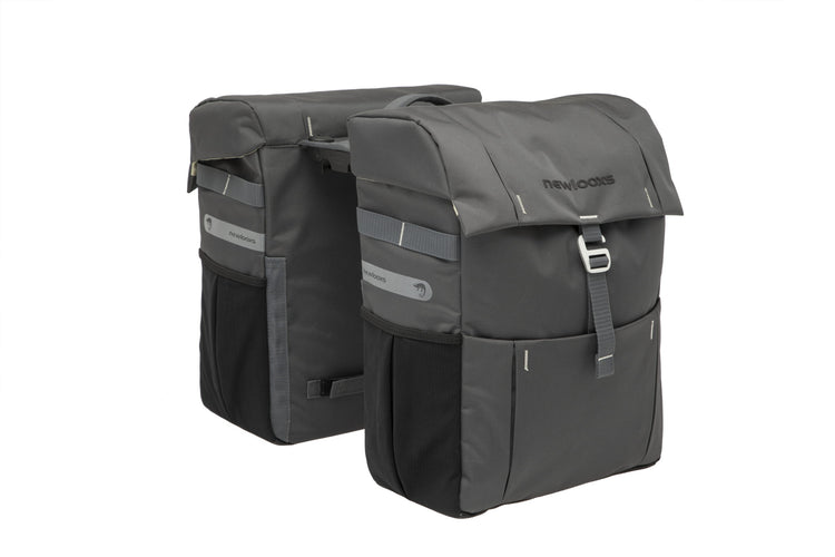 Vigo Double Bicycle Bag - Sport, Water-Disconnect, gris noir