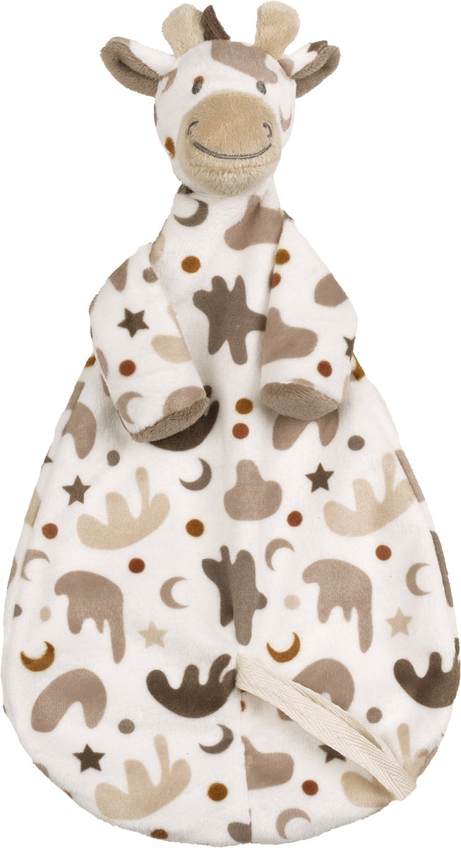 Doudou Happy Horse girafe gino - marron - cadeau bébé