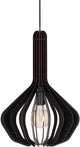 Lampe à suspension Eglo velasco - e27 - ø 38 cm - noire