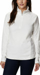 Columbia glacial™ iv 1 2 zip polaire pull - pull polaire avec demi-zip - pull d'extérieur femme - blanc - taille xl