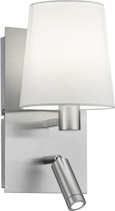 Applique Trio merlot avec abat-jour - e14 - 1 lumière - d 175 mm - acier