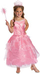 Déguisement Glinda Deluxe pour enfant rose 5-6 ans