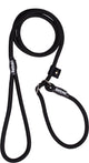 Laisse pour chien Rebel petz - laisse de dressage - noir - s - 8mm x 140cm
