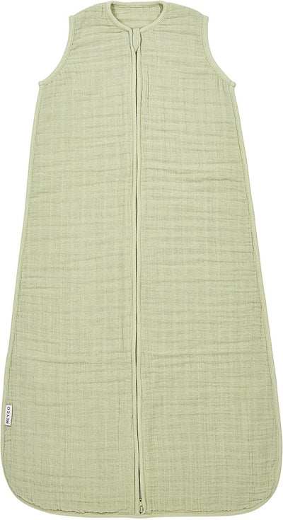 Meyco baby uni gigoteuse d'été bébé - hydrophile prélavée - olive douce - 110 cm - 0,5 tog