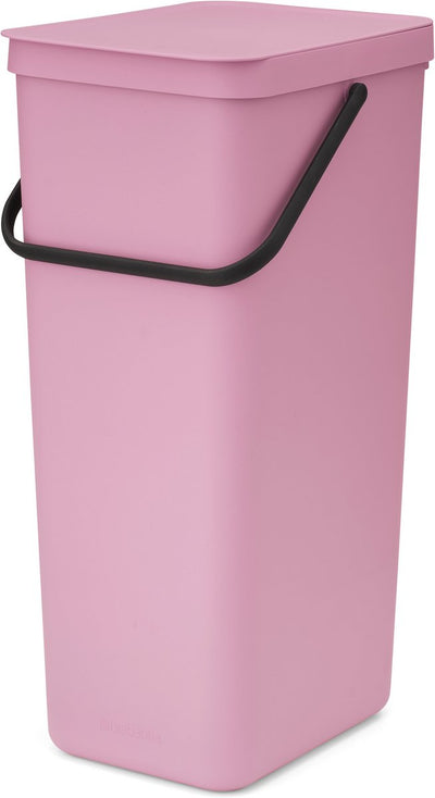 Brabantia sort go poubelle - 40 l - rose lilas