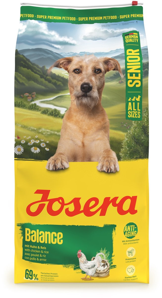 Josera senior balance - nourriture pour chien - toutes tailles - 12,5 kg