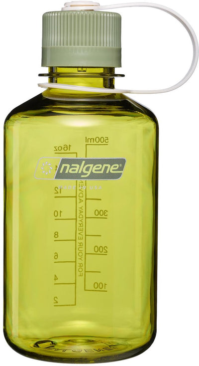 Nalgene - bouteille à col étroit - gourde - bouteille d'eau - 500 ml - endive avec huile vert sustain nouveau !