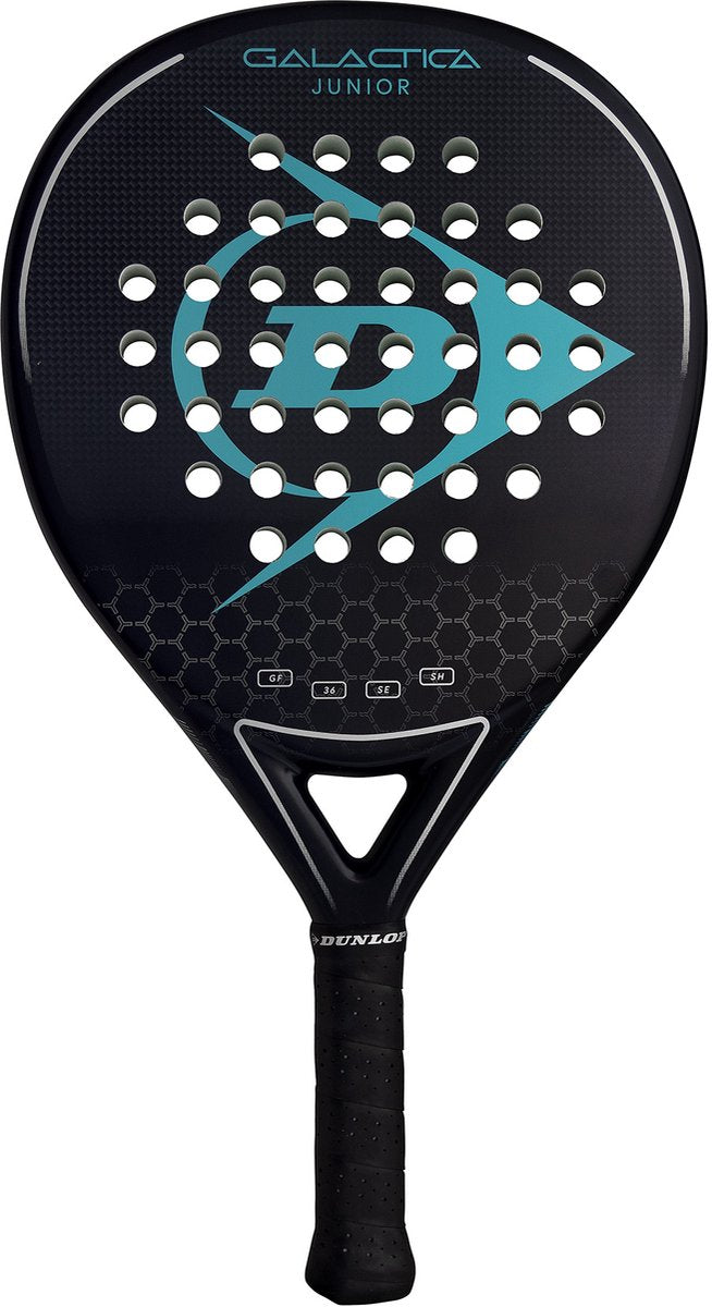 Dunlop - Galactica Junior 25- Batte de Padel - Noir Vert Pétrole
