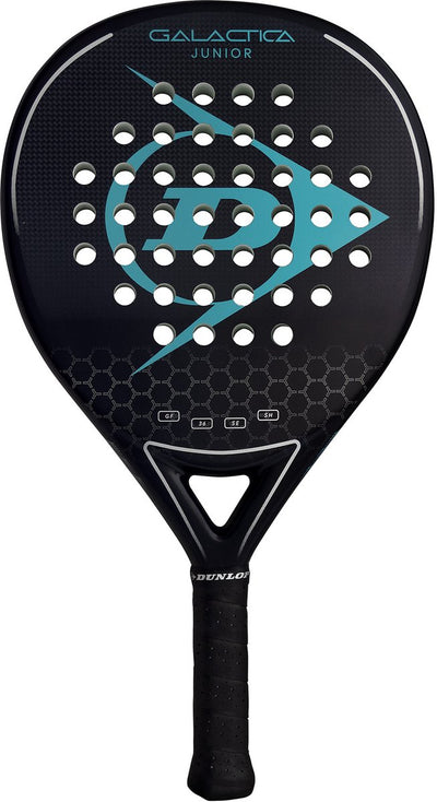 Dunlop - Galactica Junior 25- Batte de Padel - Noir Vert Pétrole