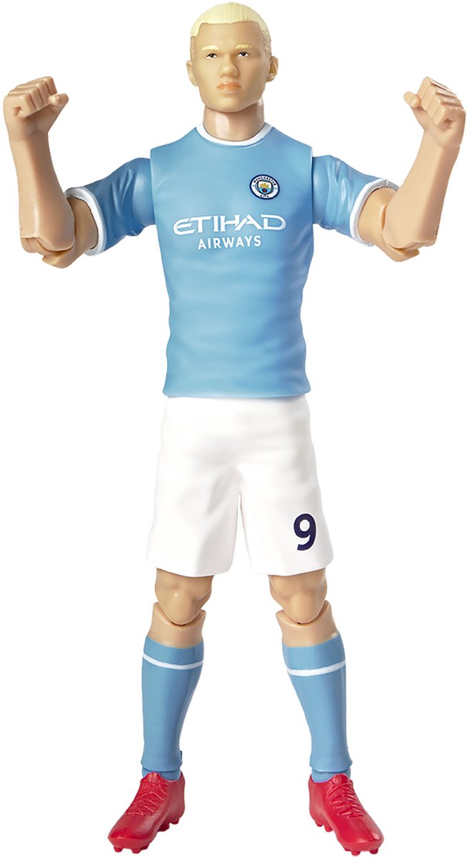 Figure de football Manchester City Erling Haaland, 20 cm