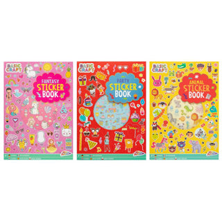 Grafix A4 StickerBook 8 Flems 3 Asorti