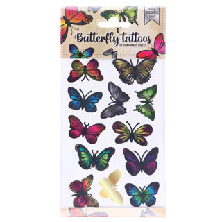 Tatouage métallique totum papillons