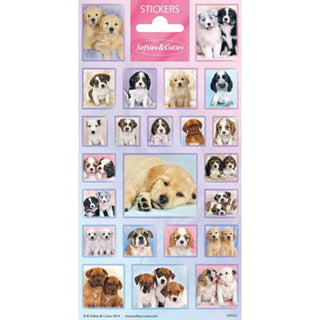 Puppies de mignonne de niveau d'autocollants