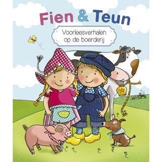 Fien Teun lit des histoires à la ferme