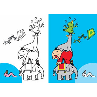 Livre de coloriage Bumba - animaux