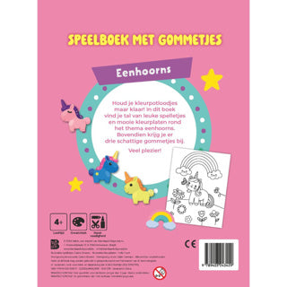 Playbook avec gommes: licornes 4+