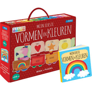 Mes premières formes et couleurs Puzzle Train + livre