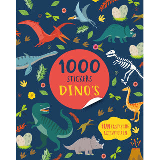 Livre Stickerboek 1000 autocollants Dinos