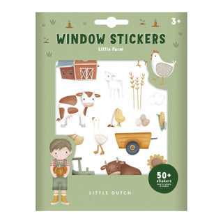 Petite ferme hollandaise de stickers vitrine