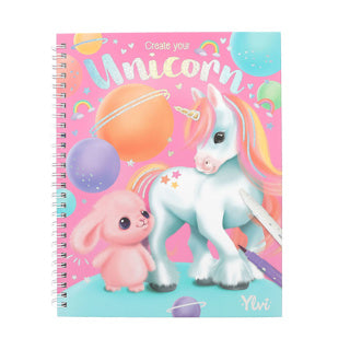 Ylvi Colorbook avec des stylos en feutre