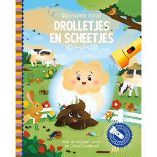 Les éditeurs de lanternes recherchent un livre de recherche de crottes et de pets avec une lampe de poche en carton
