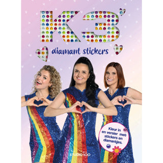Livre de coloriage Studio 100 k3 - autocollants diamant