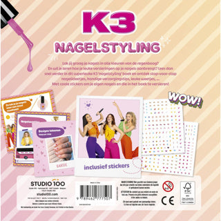 Cahier d'activités Studio 100 k3 - création d'ongles