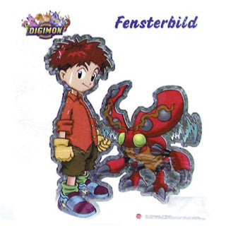 Sticker de fenêtre Digimon Groot