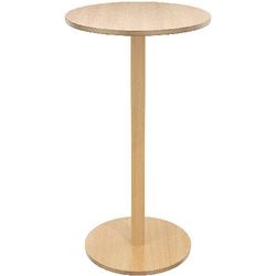 Table haute paperflow boisé