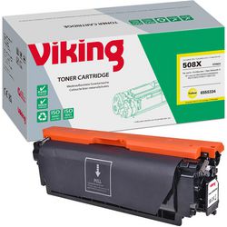 Cartouche de toner viking 508x compatible hp jaune