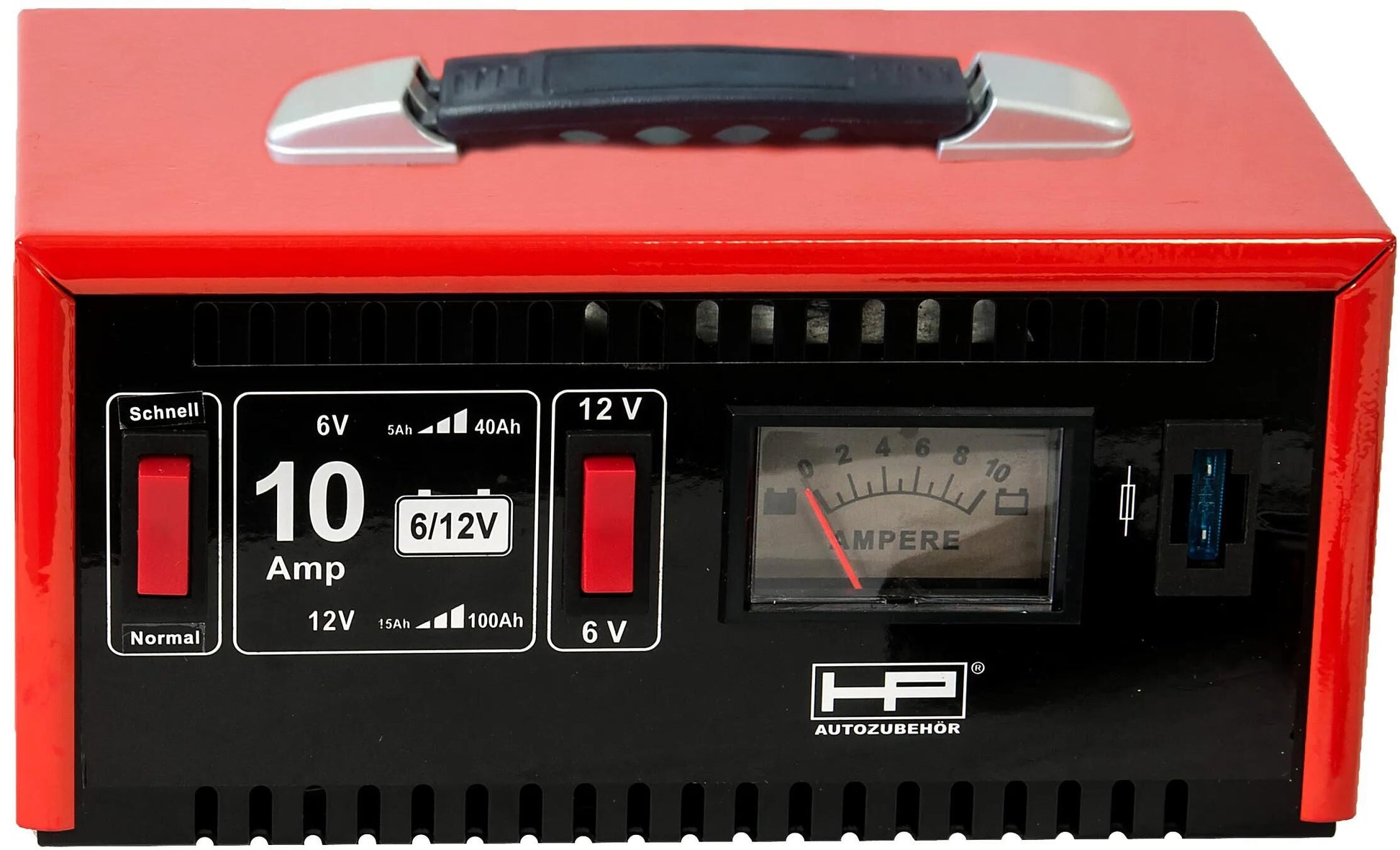 HP Charger 6 12V 10A 15-120AH, métal