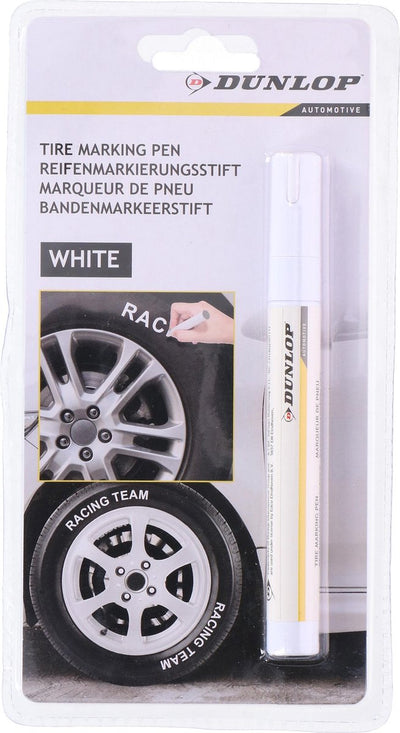 Marqueur pour pneus Dunlop 4,5 ml blanc