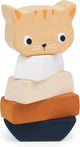 Empileur Mentari - chaton - 6x2,5x11,5cm - bois - 1 an