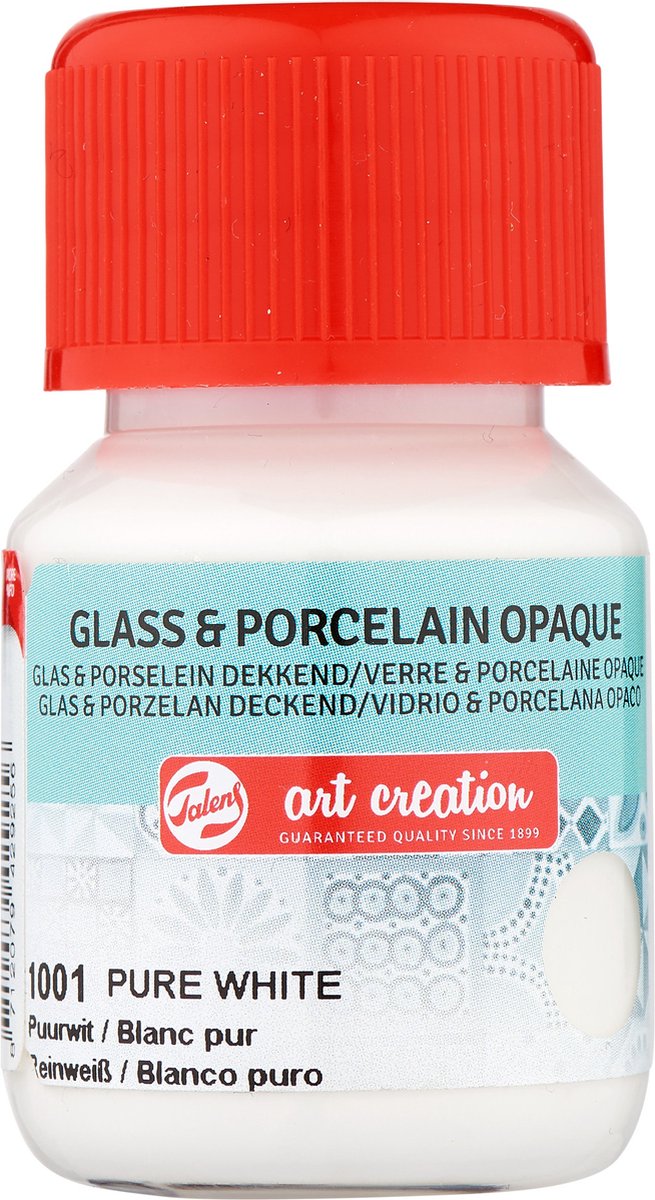 Création d'art Talens • verre porcelaine opaque 30ml blanc pur