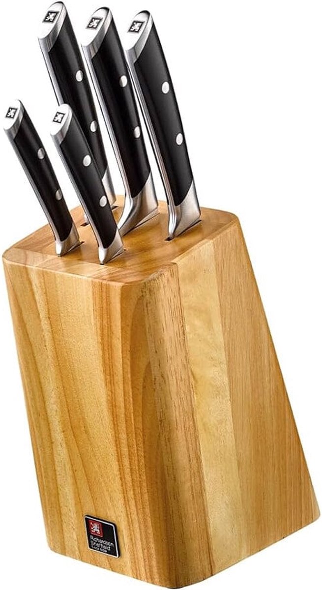 Richardson Sheffield - Ensemble de couteaux 5 pièces R Vision avec bloc - bois
