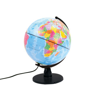 Globe de base avec lumière LED néerlandaise 25 cm