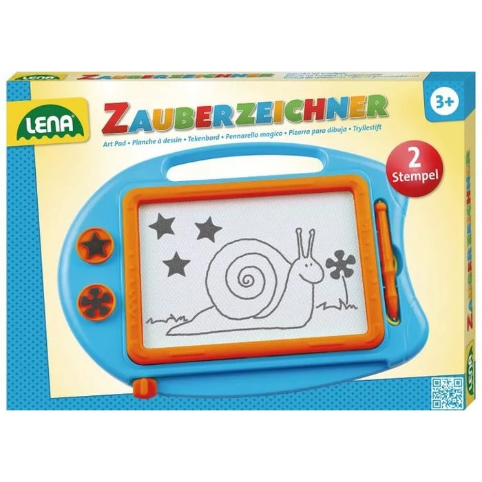 Carte à dessin Lena Magic avec 2 timbres aimants