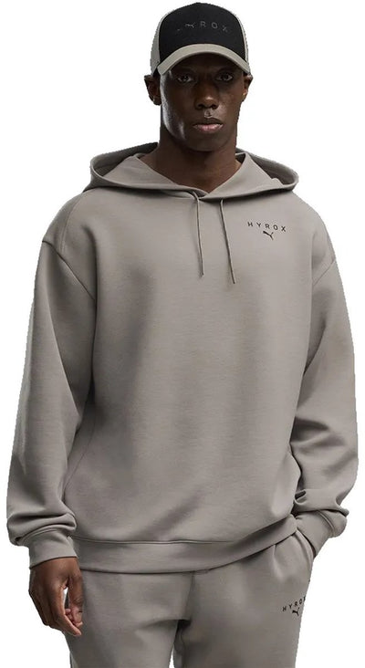 Puma x hyrox cloudspun sweat à capuche gris l homme