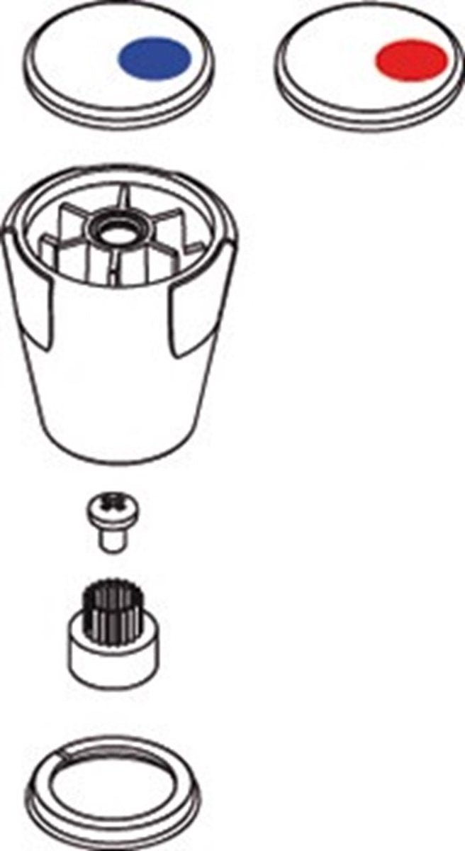 Venlo Nimbus II élément de commande robinet sanitaire F963580aa