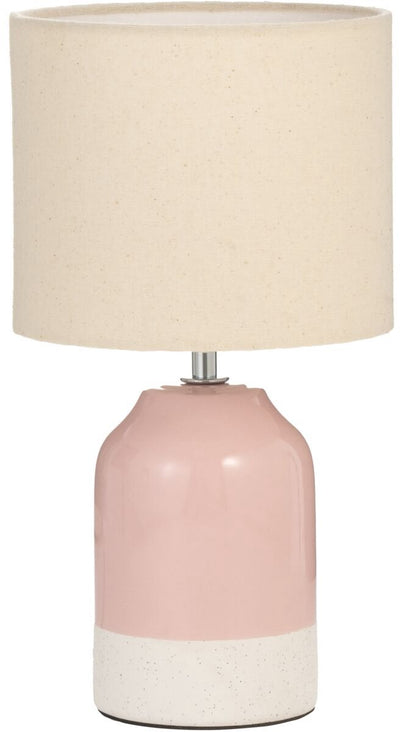 Lampe de table LED Pauleen Sandy Glow - E14 - max. 20w - salon, chambre, salle à manger - rose crème