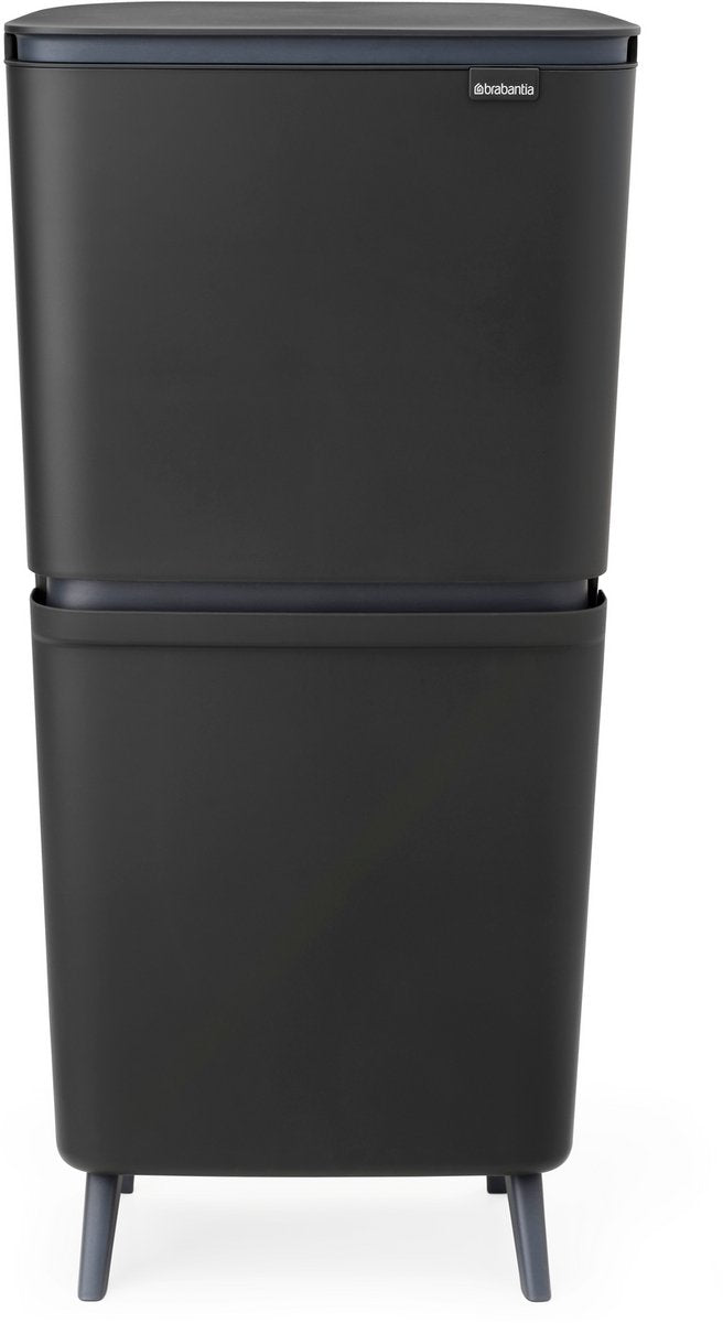 Poubelle Brabantia sortup hi 25 + 10 + 10 litres - tri des déchets - gris foncé