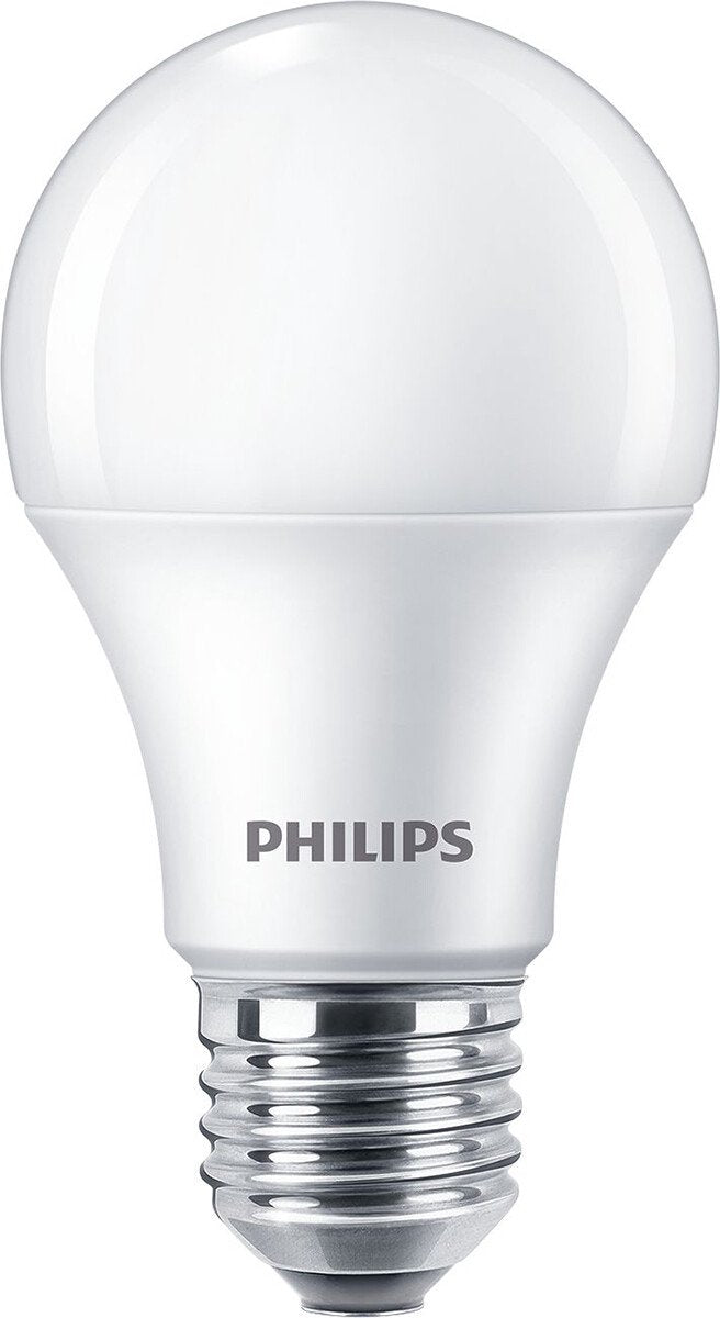 Philips led philips - lampe led e27 - ampoule led corepro e27 poire mat 10w 1055lm - 830 blanc chaud 3000k | remplace 75w