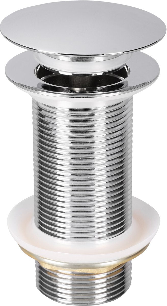 Differnz bouchon de vidange pour lavabo design pop up 9,8 cm chromé