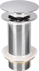 Differnz bouchon de vidange pour lavabo design pop up 9,8 cm chromé