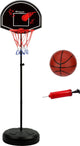 Support de basket Get Go - réglable - ballon + pompe - noir - jusqu'à 172 cm