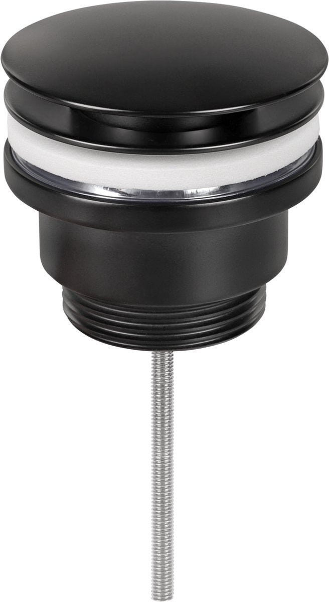 Bouchon de vidange design Differnz noir mat